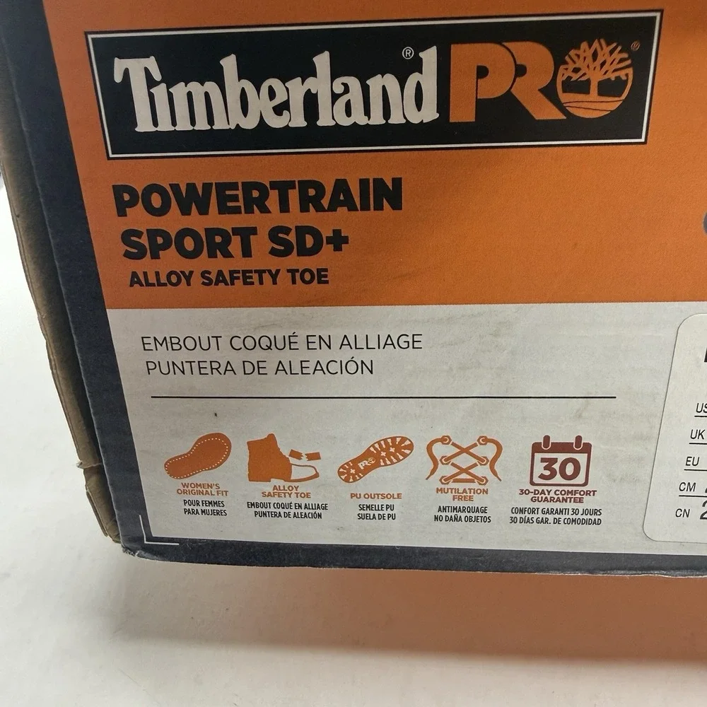 Timberland PRO Powertrain Sport SD+ Alloy Toe Work Shoes Women 10 Black